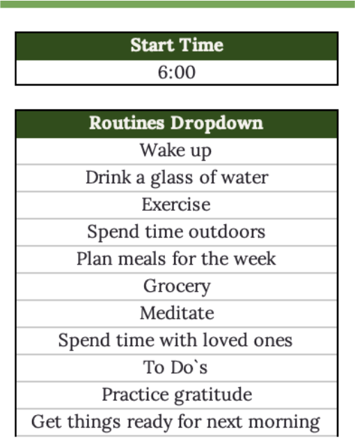 Daily Routine Tracker - Investments PH